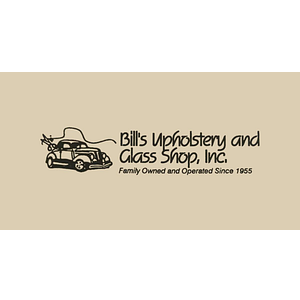 Bill's Upholstery & Glass Shop - Logo