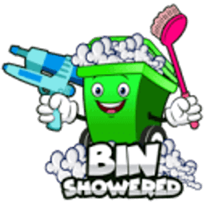 BIN SHOWERED, SPIFFER Trash Can and Garbage Bin Cleaning - Logo