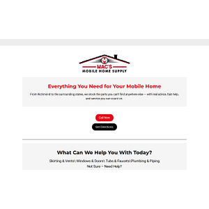 Mac's Mobile Home Supply - Logo