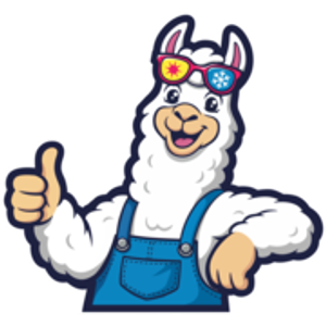 Cozy Llama Heating & Cooling - Logo