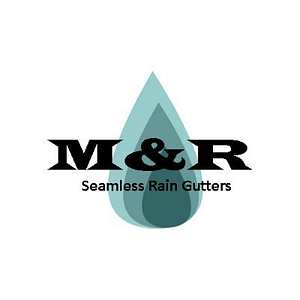 M & R Seamless Rain Gutters - Logo