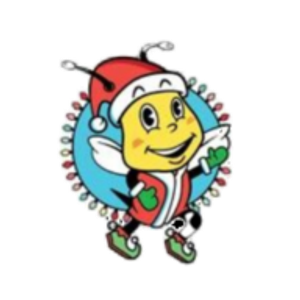 Bee Merry Christmas Lights - Logo