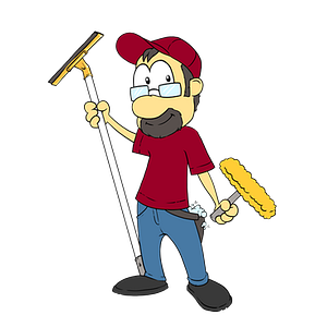 M & R Homecare Window Washing - Logo