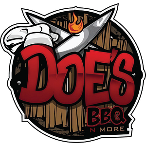 Doe's BBQ and More - Logo