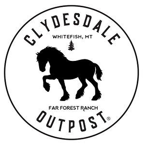 Clydesdale Outpost Whitefish Montana - Logo