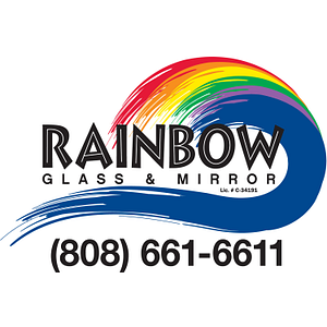 Rainbow Glass & Mirror - Logo