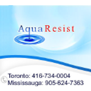 AquaResist - Leaky Wet Damp Basement Waterproofing, Drain Works, Underpinning - Logo