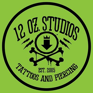 12 oz Studios Tattoos, Piercing, and Permanent Cosmetics Deptford - Logo