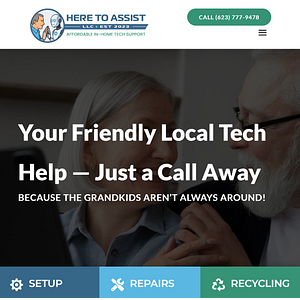 Here To Assist, LLC - In-Home Tech Services - Logo