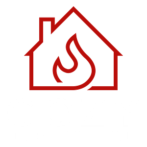 Cozy Fireplace & Patio - Logo