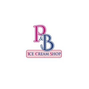 P & B Ice Cream Shop - Logo