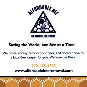 Affordable Bee Removal Service - Logo