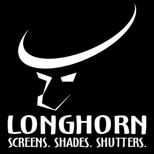 Longhorn - Screens. Shades. Shutters. - Logo