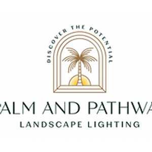 Palm and Pathway Landscape Lighting - Logo