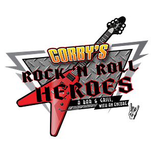 Corby's Rock n Roll Heroes - Logo