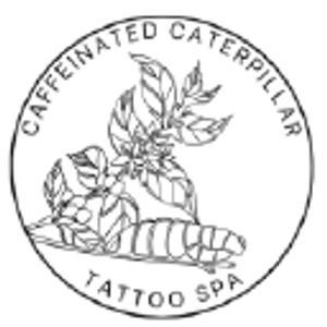Caffeinated Caterpillar Tattoo Spa - Logo