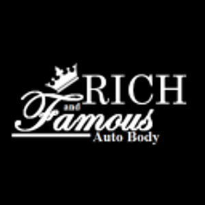 Rich and Famous Auto Body - Logo