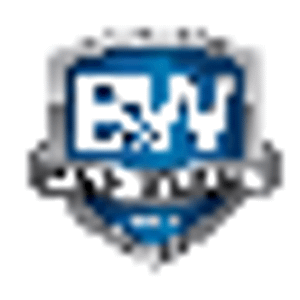 B & W Designer Tile - Logo