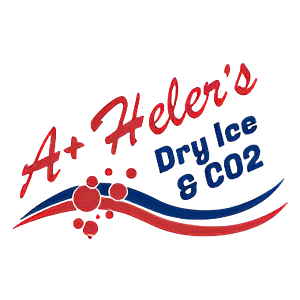 A+ Heler's Dry Ice & CO2 - Logo