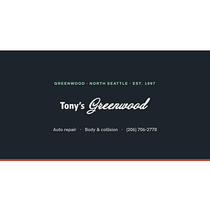 Tony's Greenwood Auto Body and One Stop Greenwood Auto Repair - Logo