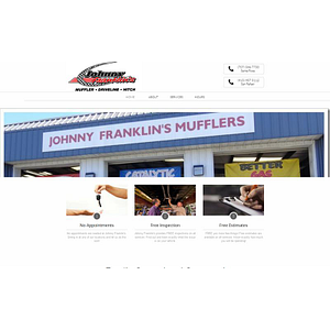 Johnny Franklin's Muffler - Logo