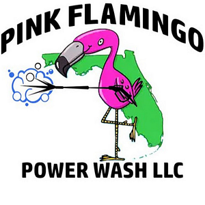 Pink Flamingo Power Wash - Logo