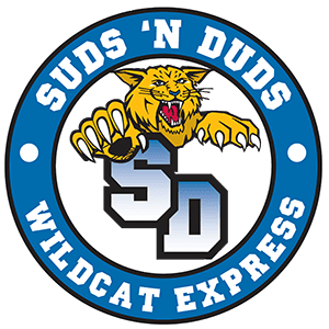 Suds 'N Duds Wildcat Express Laundromat - Logo