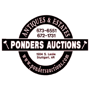 Ponder's Auctions - Logo