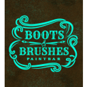 Boots & Brushes Paint Bar - Logo