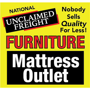 National Unclaimed Freight Furniture Mattress Outlet - Logo