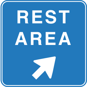 Wildwood Rest Area, Eastbound, Calimesa, CA - Logo
