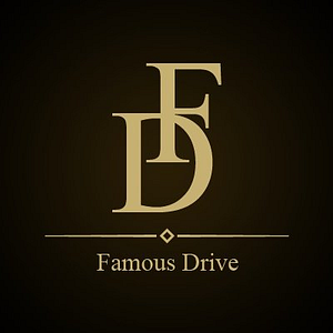 Famous Drive - Luxury Black Car, Party Bus & luxurious Limo Services - Logo